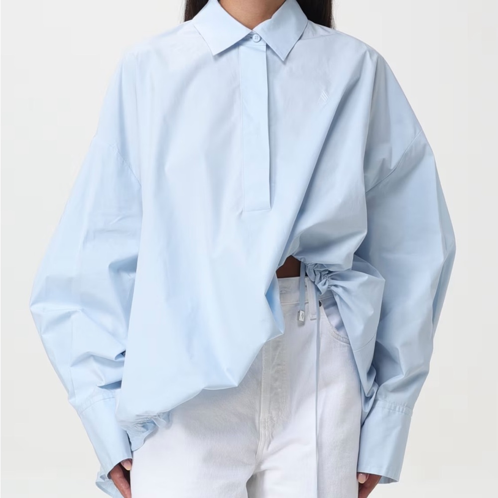 The Attico Logo Embroidery Shirt